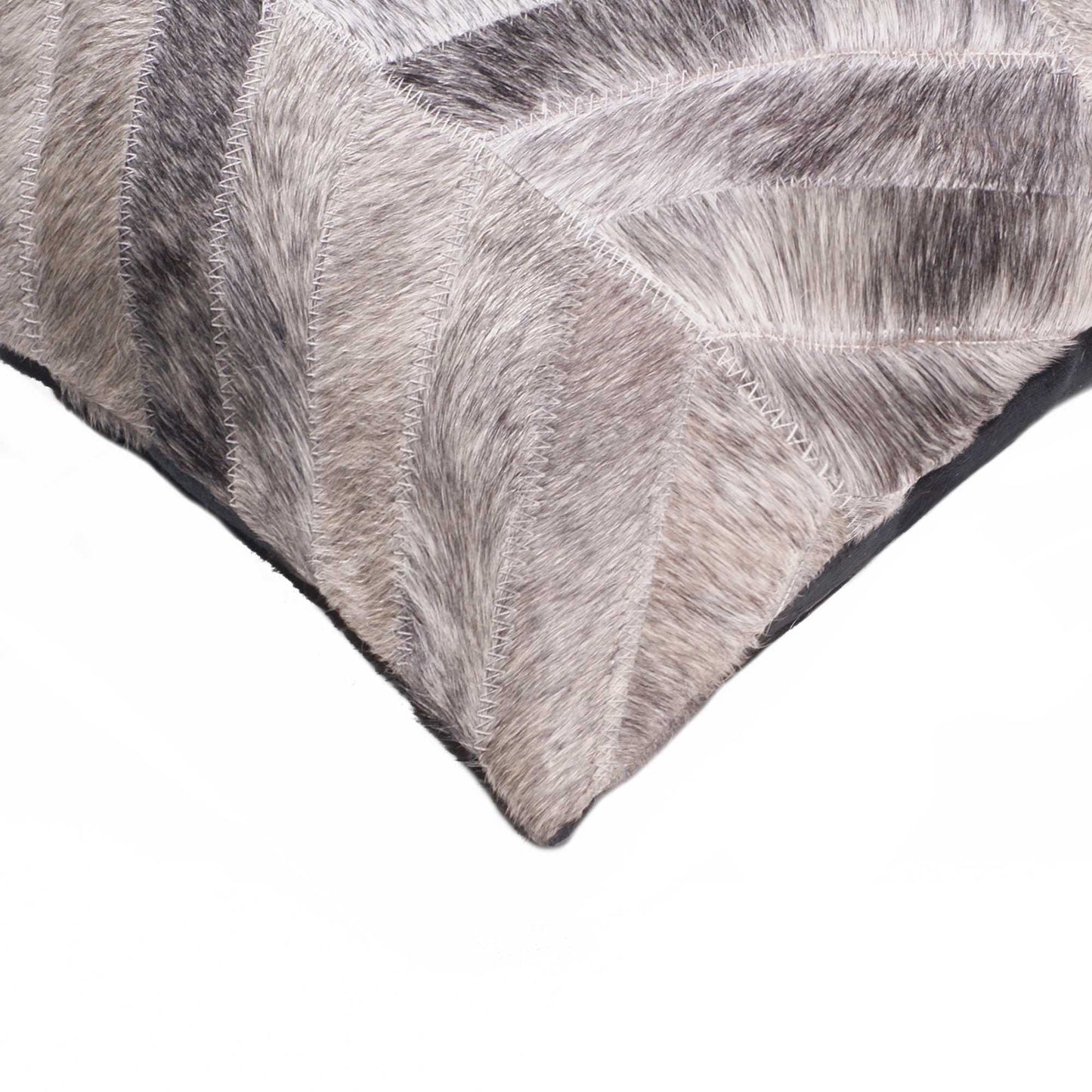 18" X 18" X 5" Gray Pillow