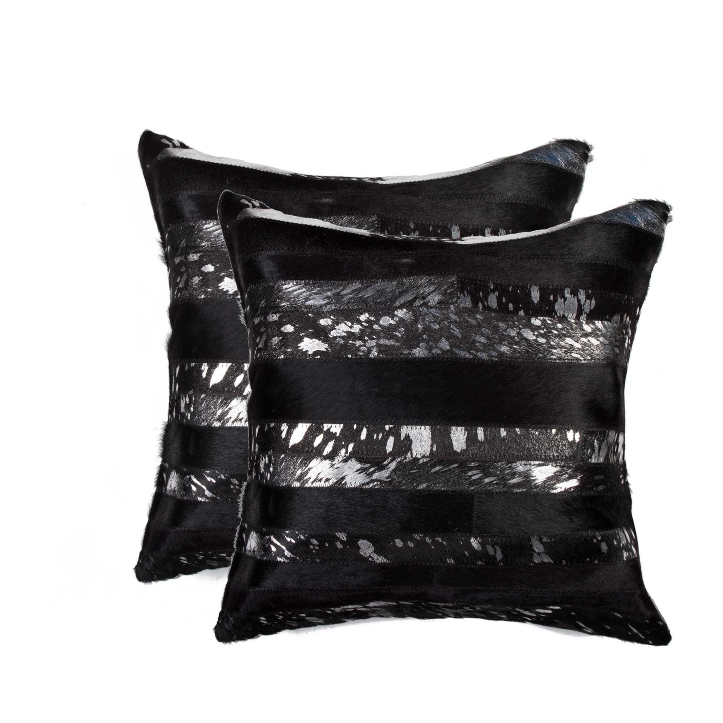 18" X 18" X 5" Gold And Chocolate Quattro Pillow 2 Pack