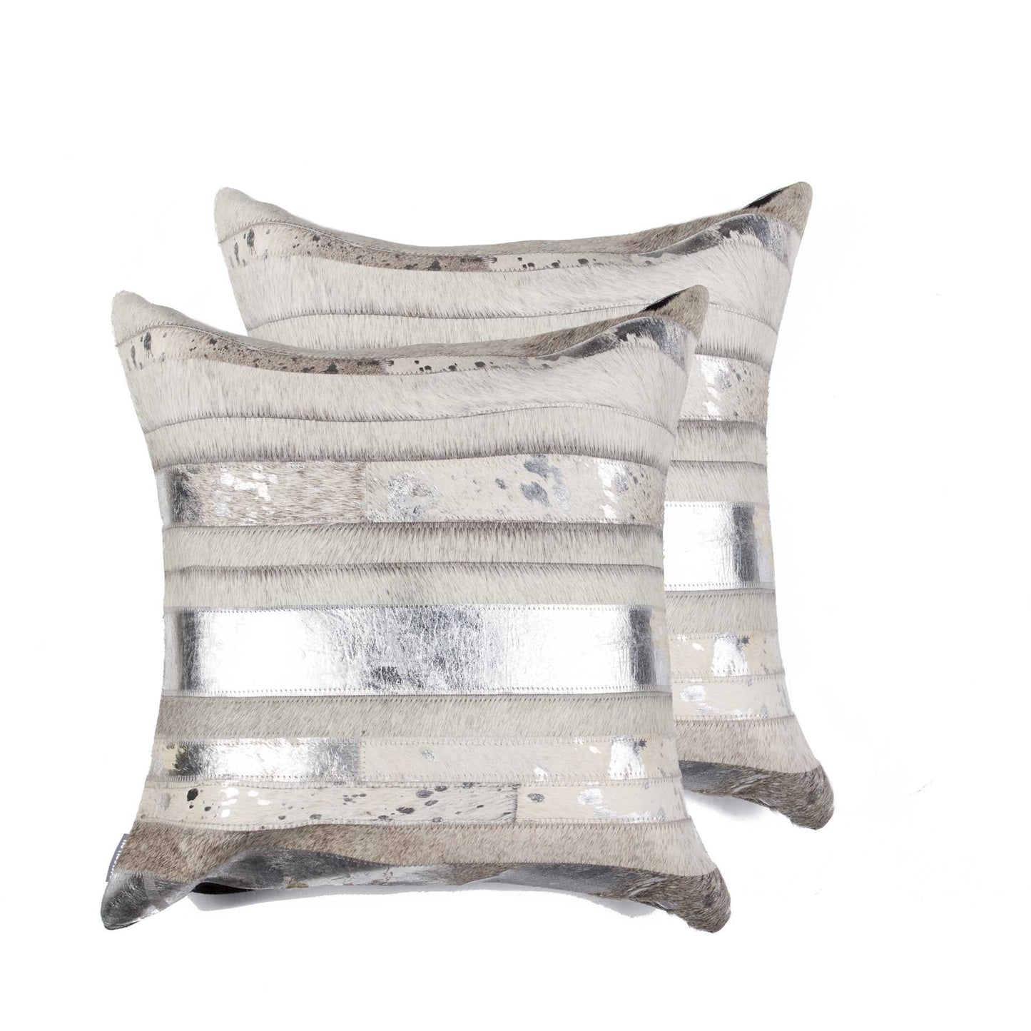 18" X 18" X 5" Gold And Chocolate Quattro Pillow 2 Pack