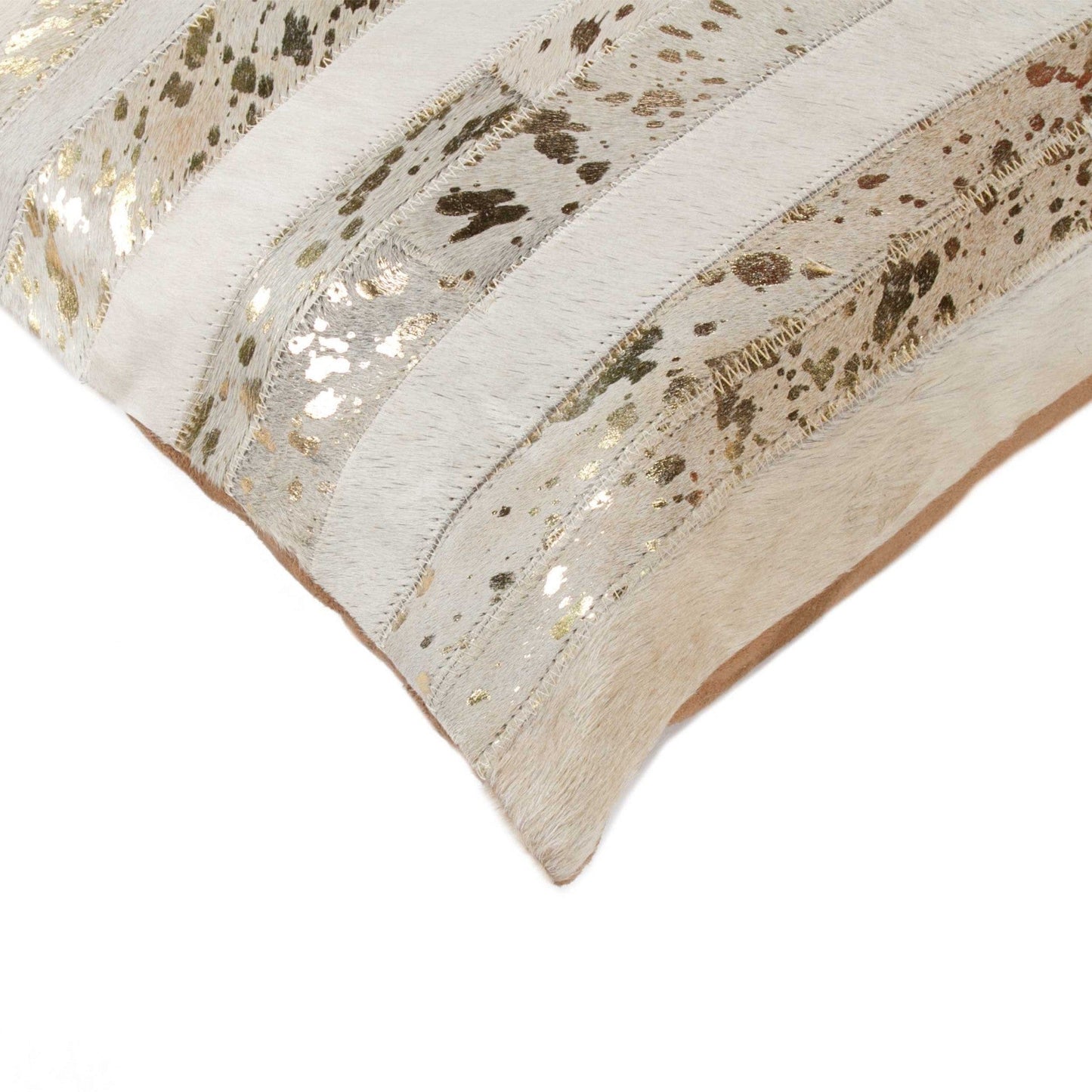 Natural And Gold Pillow