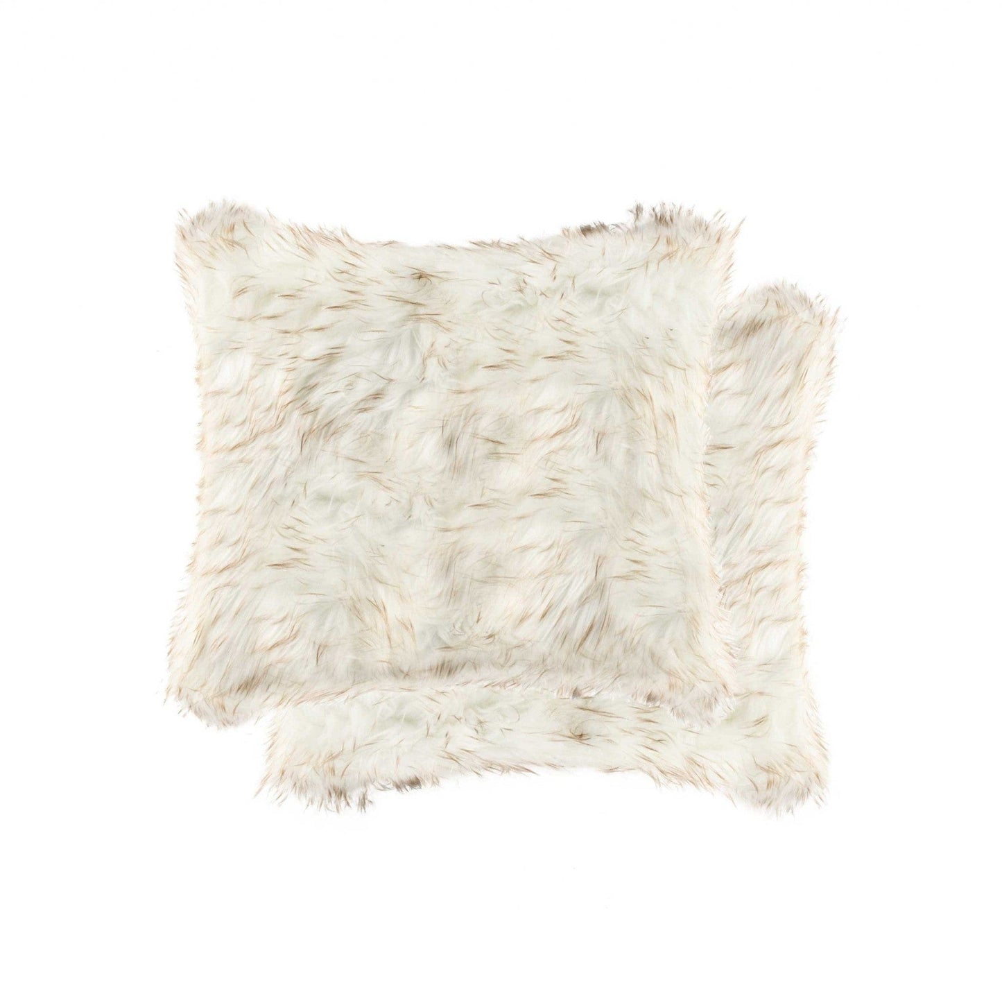 18" X 18" X 5" Gradient Tan Faux Pillow 2 Pack