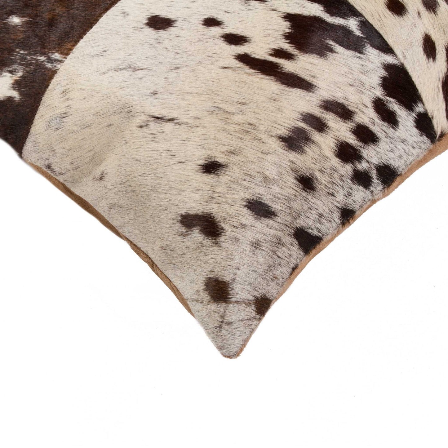 18" X 18" X 5" Flawless White Torino Kobe Cowhide Pillow