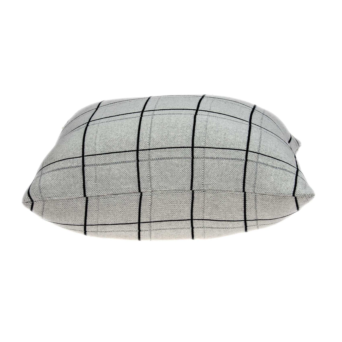 20" X 7" X 20" Transitional Gray Pillow Cover With Poly Insert