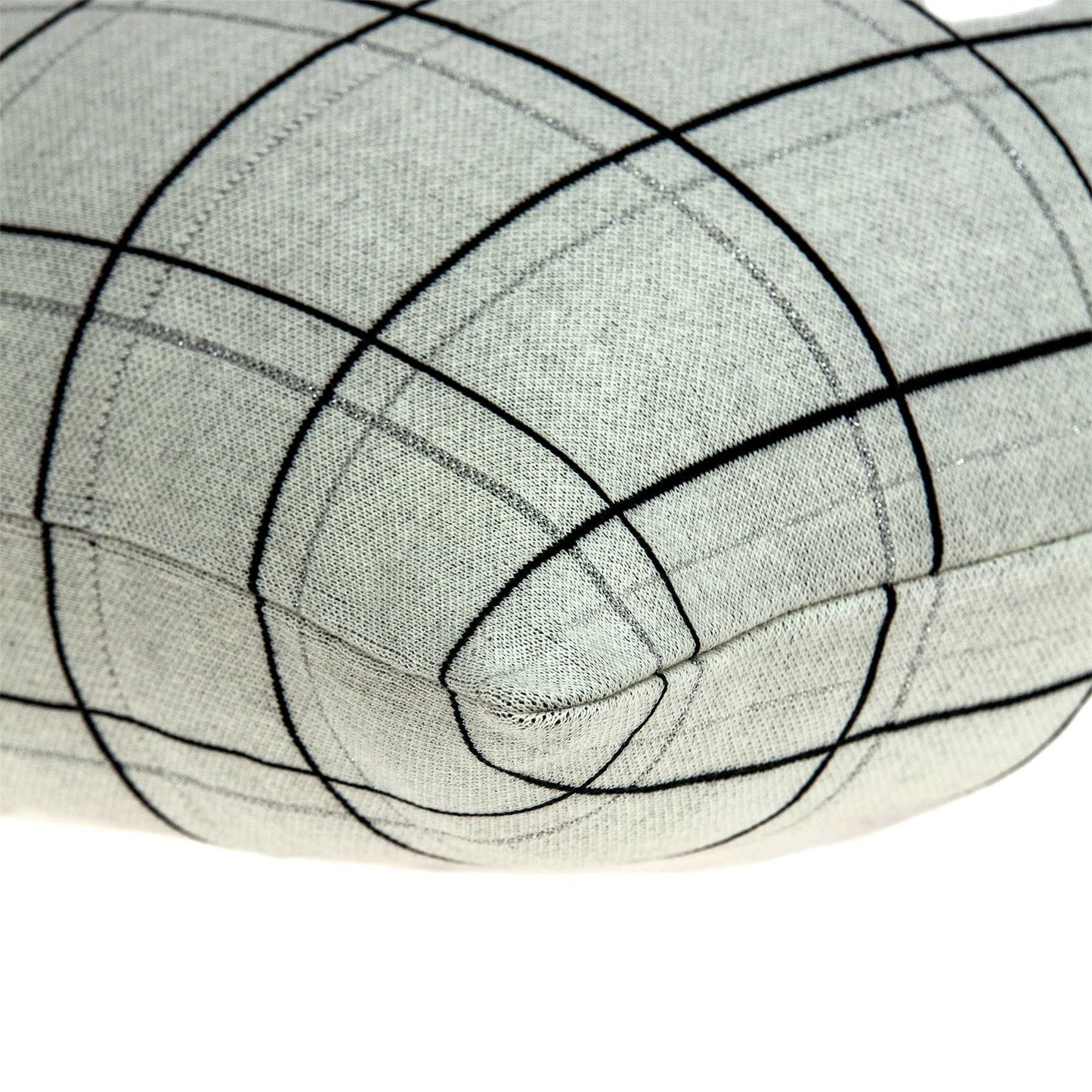 20" X 7" X 20" Transitional Gray Pillow Cover With Poly Insert