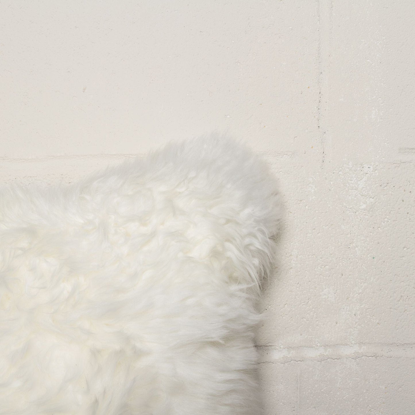 18" X 18" X 5" Gray Sheepskin  Pillow