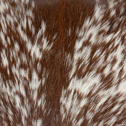 18" X 18" X 5" Black And White Cowhide  Pillow