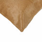 18" X 18" X 5" Black Cowhide  Pillow