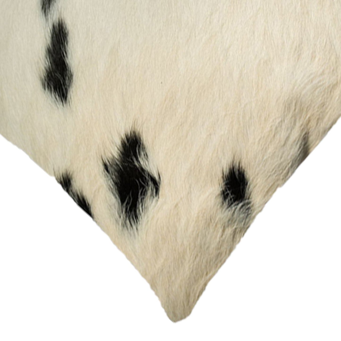 18" X 18" X 5" Yellow Cowhide  Pillow