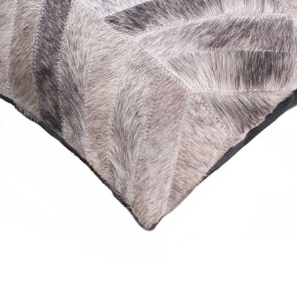 18" X 18" X 5" Gray  Pillow
