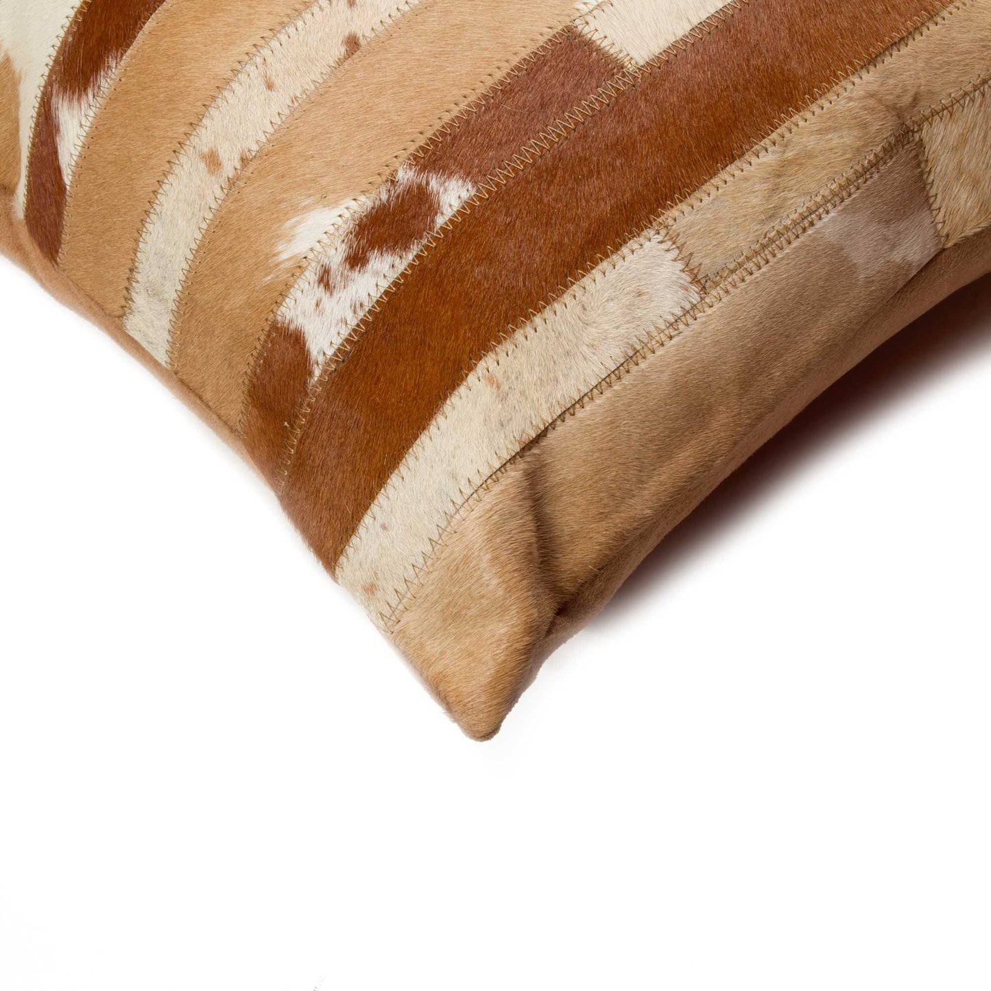 18" X 18" X 5" Brown And Natural  Pillow