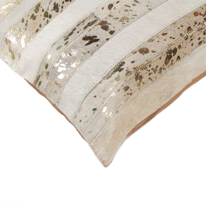 Natural And Gold Pillow