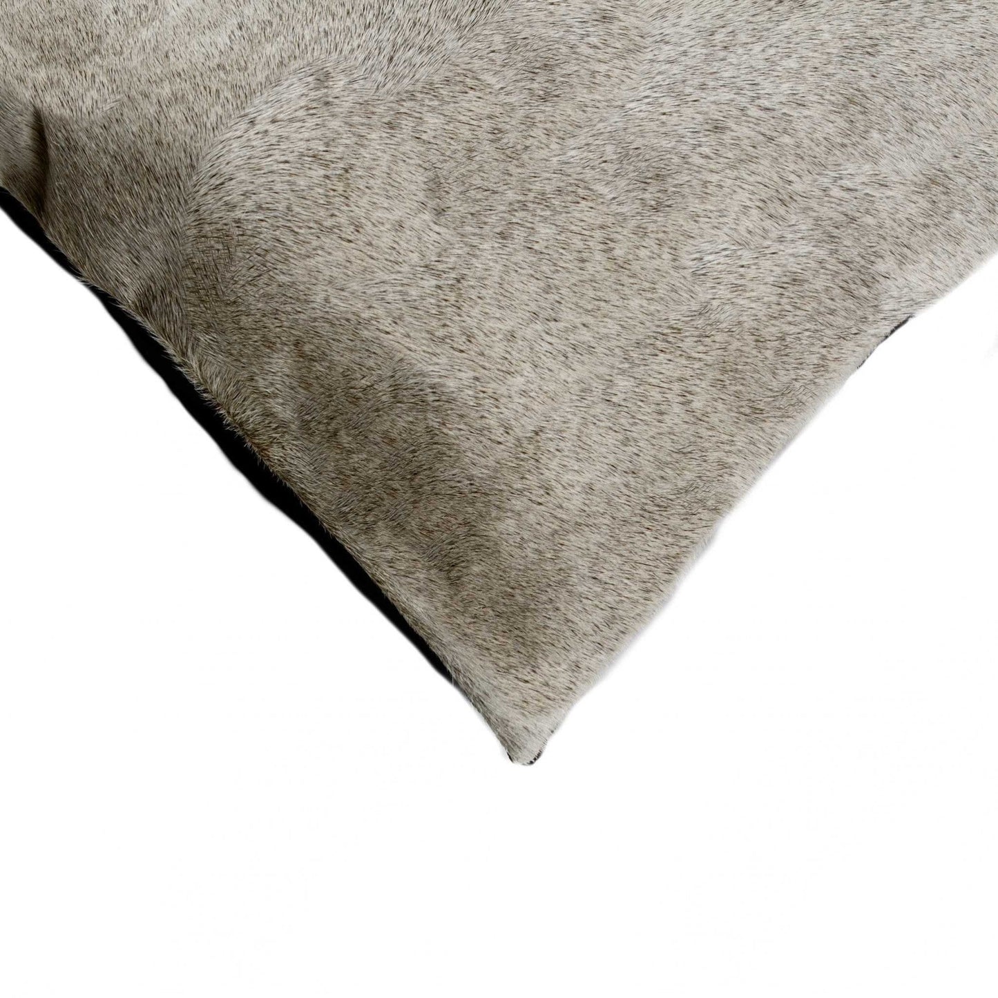 18" X 18" X 5" Tan Cowhide  Pillow 2 Pack