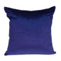 20" X 7" X 20" Transitional Royal Blue Solid Pillow Cover With Poly Insert
