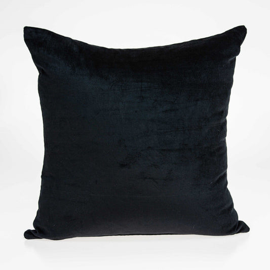 Super Soft Solid Color Black Decorative Accent Pillow