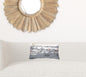 24" White New Orleans Daylight Skyline Lumbar Decorative Pillow